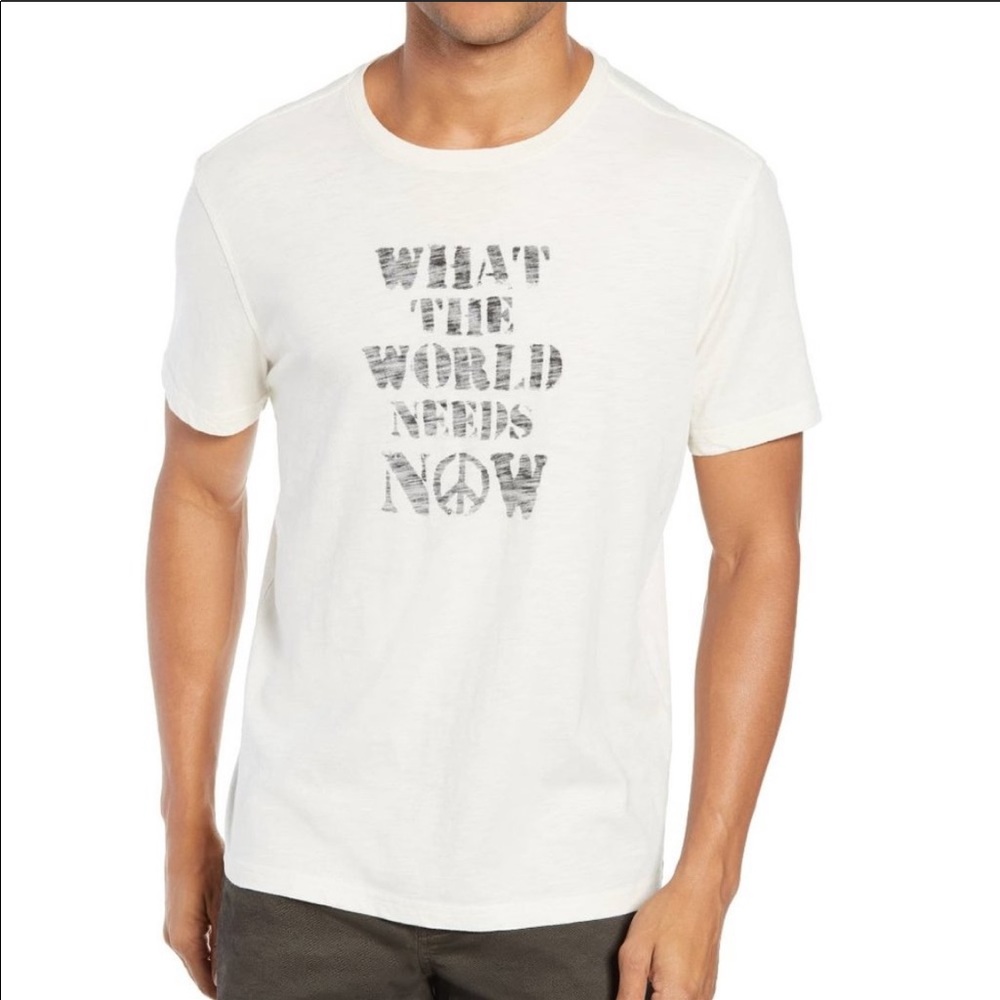 John Varvatos what the world needs now shirt